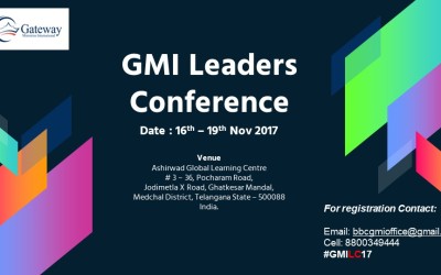 GMI Leaders Conference 16th to 19th November 2017
